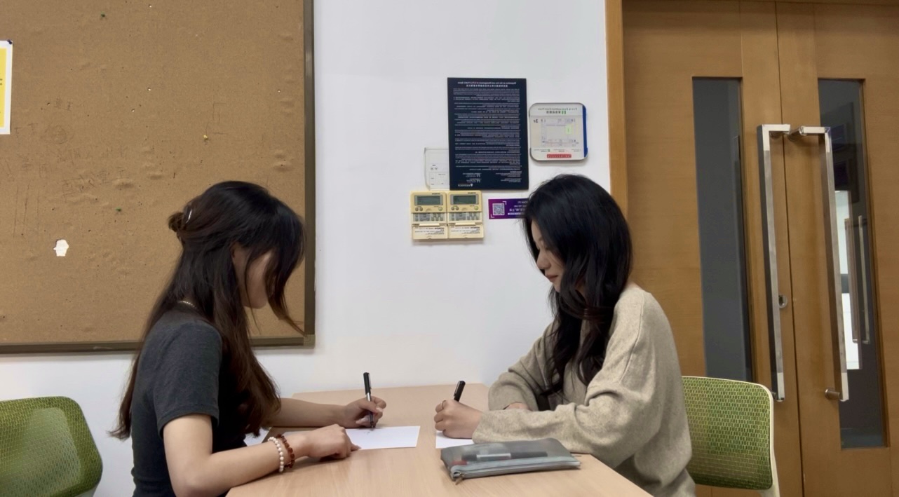 Interview session with participant three